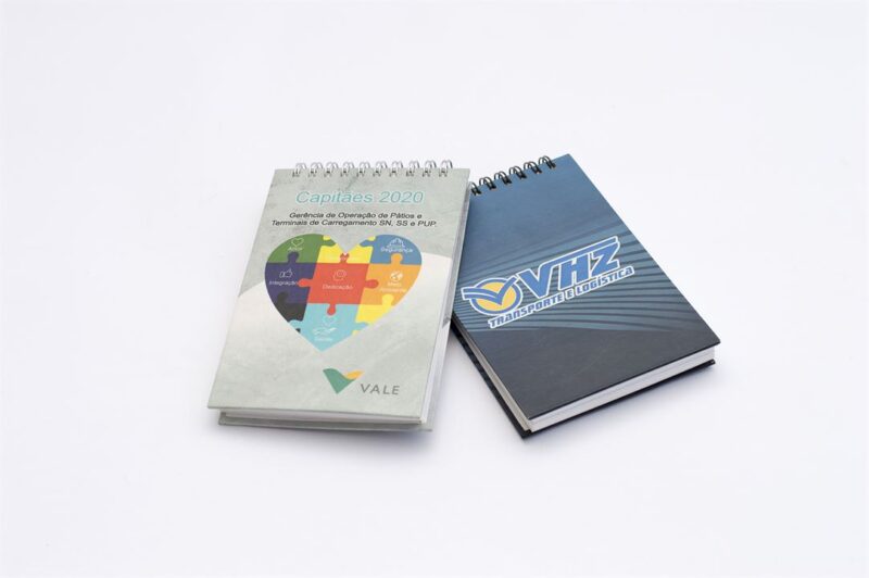 Bloco de Notas Grande Capa Dura Personalizado