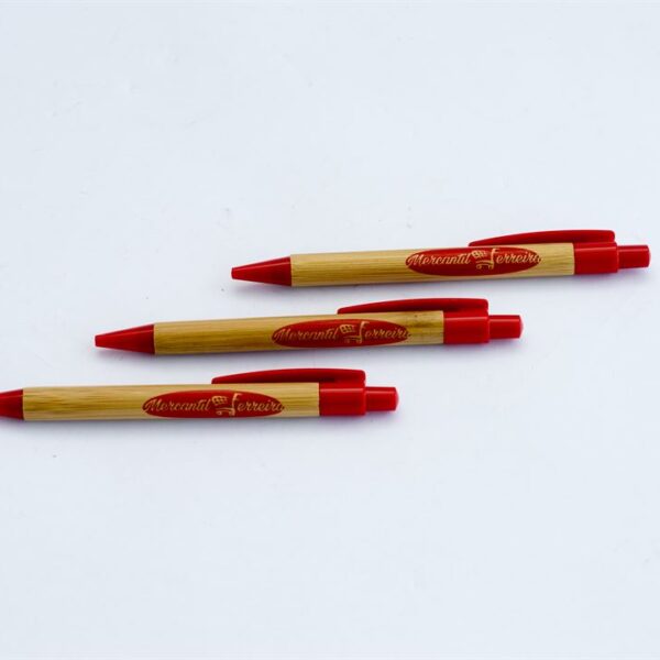 Caneta Bambu Personalizada