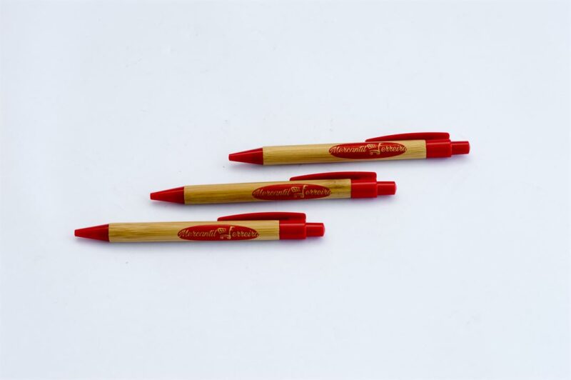 Caneta Bambu Personalizada