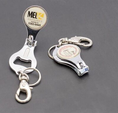 Chaveiro Mosquete Cortador de Unha / Abridor Personalizado
