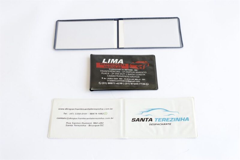 Porta Documento Veículo Personalizado - Horizontal