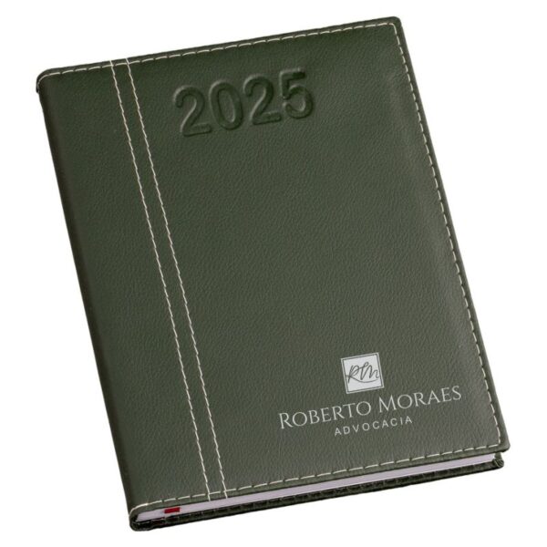 Agenda Diária Brochura - Couro Sintético
