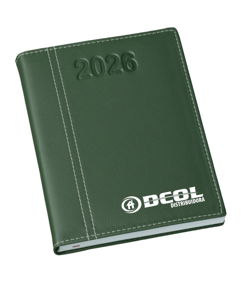 Agenda Diária Brochura - Couro Sintético - Imagem 7