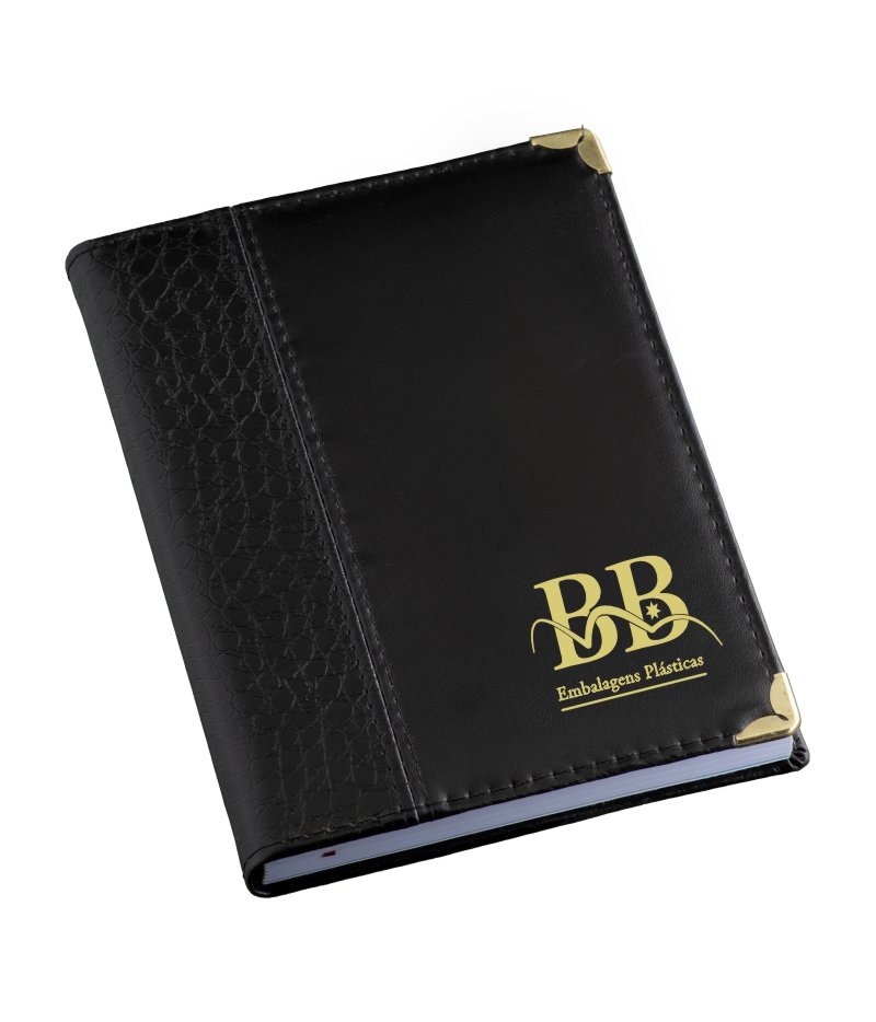 Agenda Diária Brochura - Couro Croco - Imagem 4
