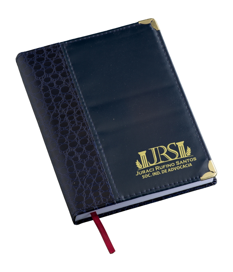 Agenda Diária Brochura - Couro Croco - Imagem 5