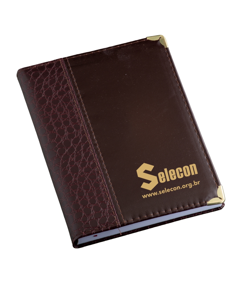 Agenda Diária Brochura - Couro Croco - Imagem 6