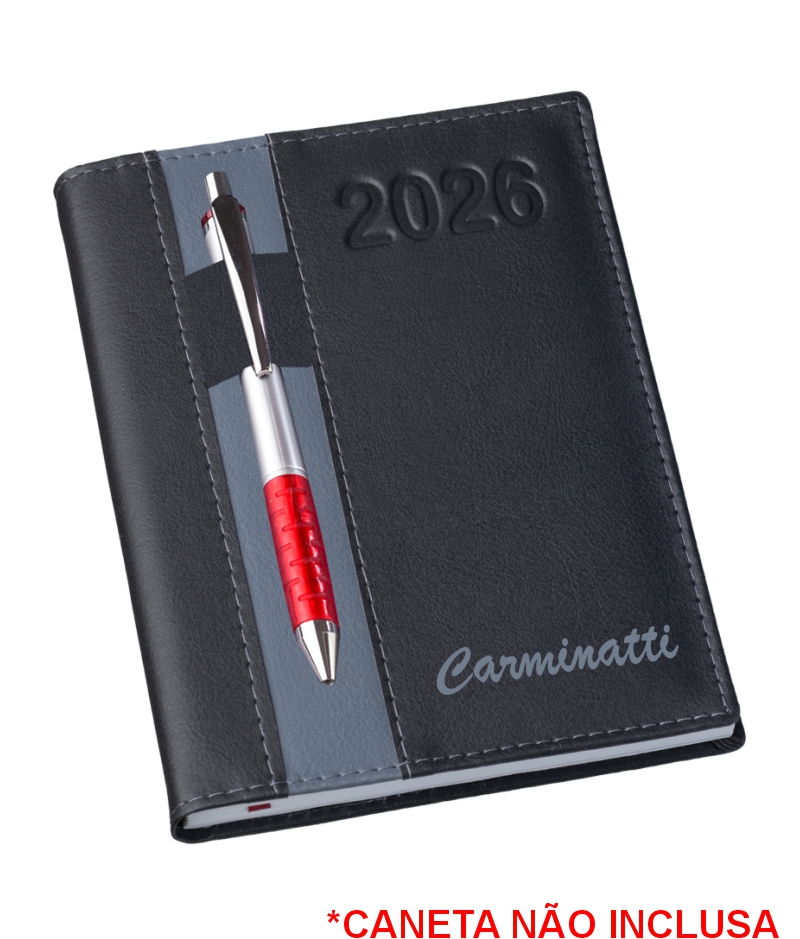 Agenda Diária Brochura - Couro Sintético - Imagem 8