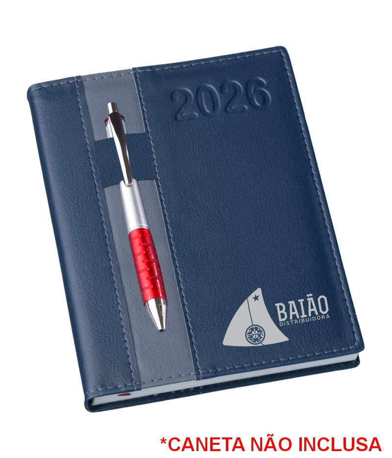 Agenda Diária Brochura - Couro Sintético - Imagem 9