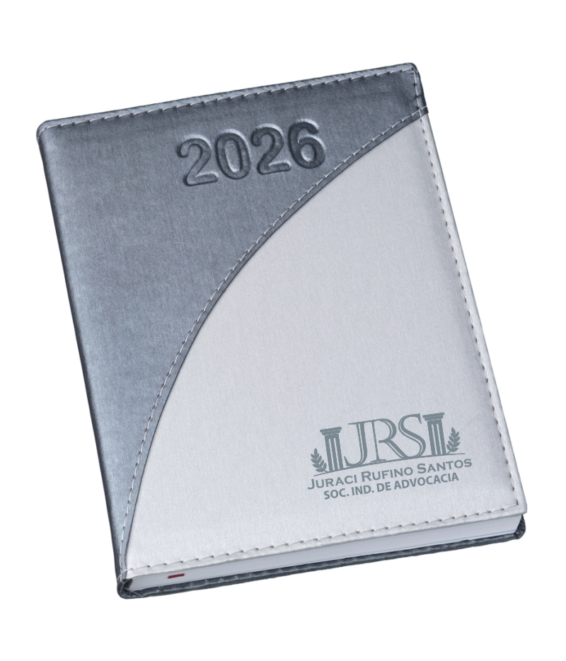 Agenda Diária Brochura - Metalizada