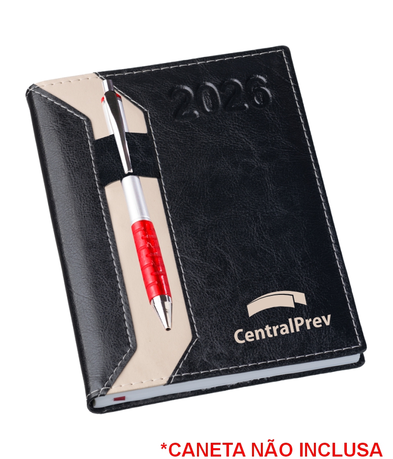 Agenda Diária Brochura - Couro Sintético - Imagem 14