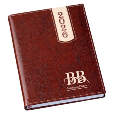 Agenda Diária Brochura - Couro Sintético